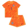 Camisola + Calções Guarda-Redes Inglaterra Pickford 1 Criança Euro 2024 Laranja